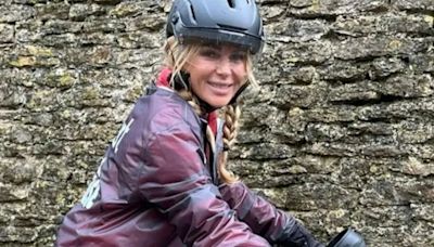 Amanda Holden 'had to strip naked' as she gives charity bike ride update