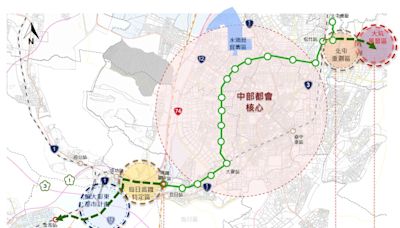 政院核定中捷綠線延伸 中市府啟動綜合規劃案採購作業
