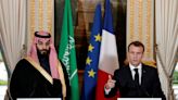 Macron hosts Saudi crown prince with oil, Iran, rights on agenda