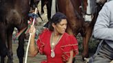 Cayetana Rivera, la viva imagen de su abuela Carmina en El Rocío