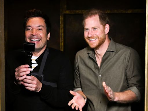 Prince Harry Swears His Way Through Jimmy Fallon’s Haunted Maze