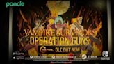 Vampire Survivors Contra Operation Guns Official Launch Trailer
