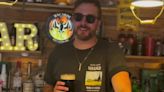 Love Island’s Iain Stirling raises a pint to the series final in home bar