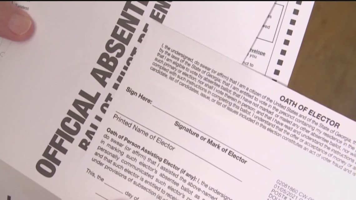 Election officials encourage Georgians to make a plan to vote in person if state hasn't received their absentee ballot by mail