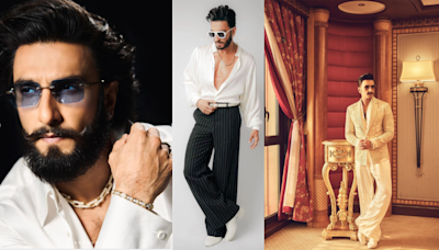 Actor Ranveer Singh knows how to rock white outfits, a look at his 5 impressive signature styles