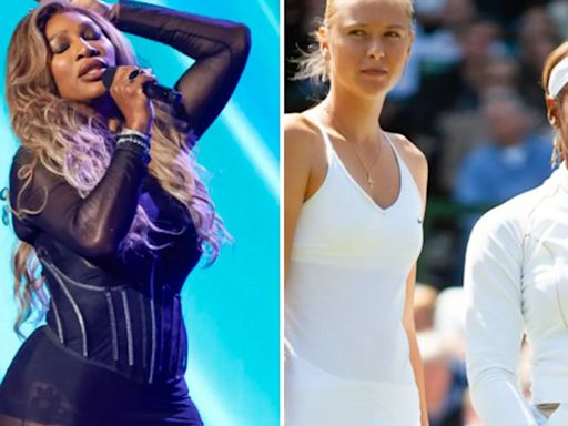 Serena Williams reignites 'feud' with Sharapova as she shows off hidden talent