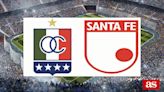 Once Caldas vs Santa Fe: estadísticas previas y datos en directo | Liga BetPlay I 2024