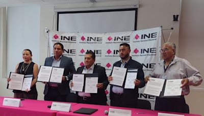 INE y Canirac firman convenio de colaboración para el próximo proceso electoral