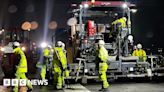 Stansted Airport: Team works through night to resurface runway