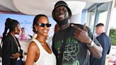 Stormzy mingles with Sabrina Elba and AJ Odudu in Wimbledon VIP suite