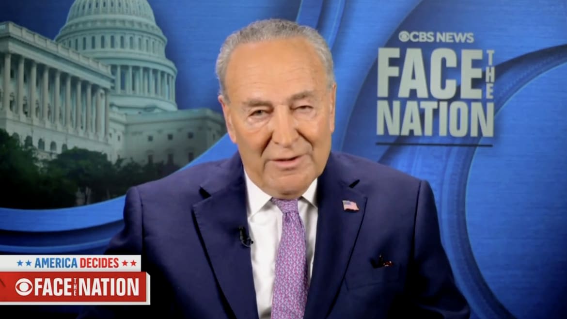 Chuck Schumer Trolls Trump With 10-Day Countdown to Dump Vance