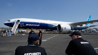Troubled Boeing stays close to the ground at a major UK air show