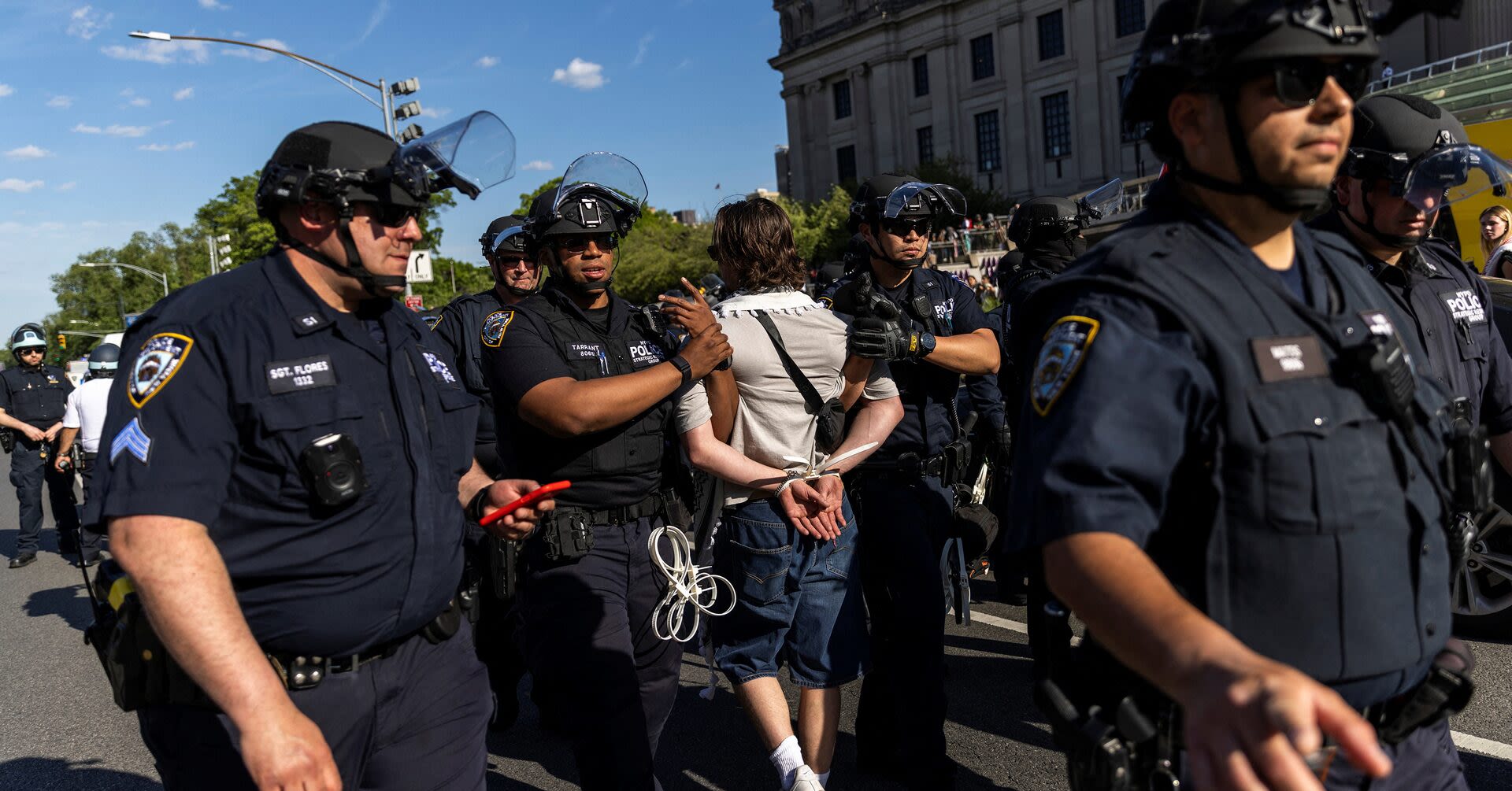 Police say they detained 29 people in pro-Palestinian protests at Brooklyn Museum on Friday