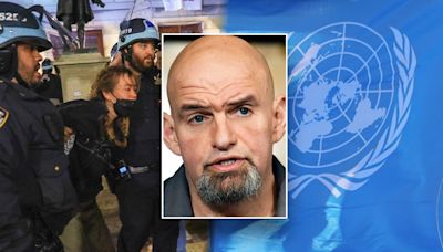 Fetterman blasts UN rights chief for 'concern' over anti-Israel agitators while never condemning Hamas