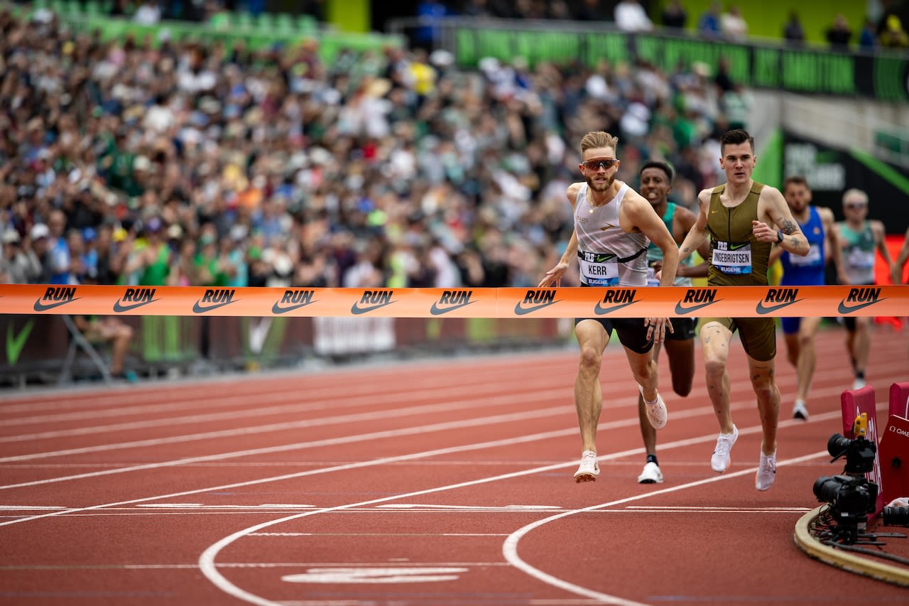 Epic finish in Bowerman Mile, world record in women’s 10,000 highlight Prefontaine Classic