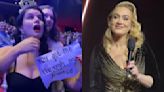 La inesperada reacción de Adele cuando una fan le contó en pleno show que estaba recién divorciada