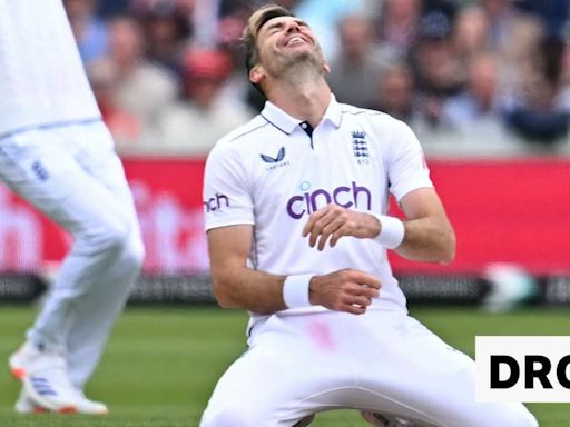 England v West Indies: James Anderson drops easy chance for final Test wicket