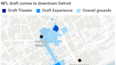 NFL draft map 2024: See blueprint in downtown Detroit, from Campus Martius to Hart Plaza