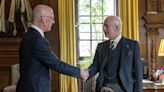 King pictured with Scotland’s First Minister at Holyroodhouse on eve of election