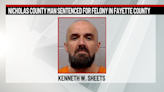 Nicholas County man sentenced for a felony in Fayette County