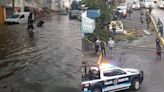 Intensas lluvias en Naucalpan dejan inundaciones y autos atrapados