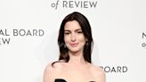 Anne Hathaway Debuts a New Micro-Length Fringe Haircut