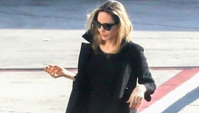 Angelina Jolie Travels in the Last Airport Outfit You'd Expect