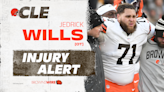 Browns lose Jedrick Wills Jr. vs. Cardinals with knee injury; questionable to return