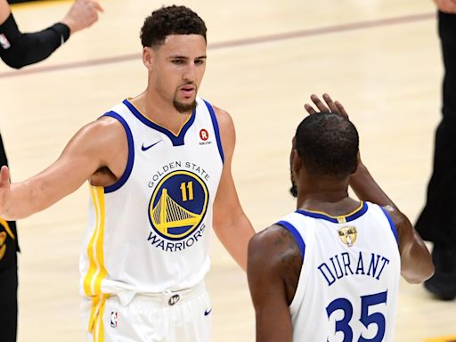 Kevin Durant Sends Message to Klay Thompson After Warriors Exit
