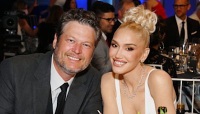 Blake Shelton and Gwen Stefani pack on the PDA as the enjoy Italian trip with her three sons