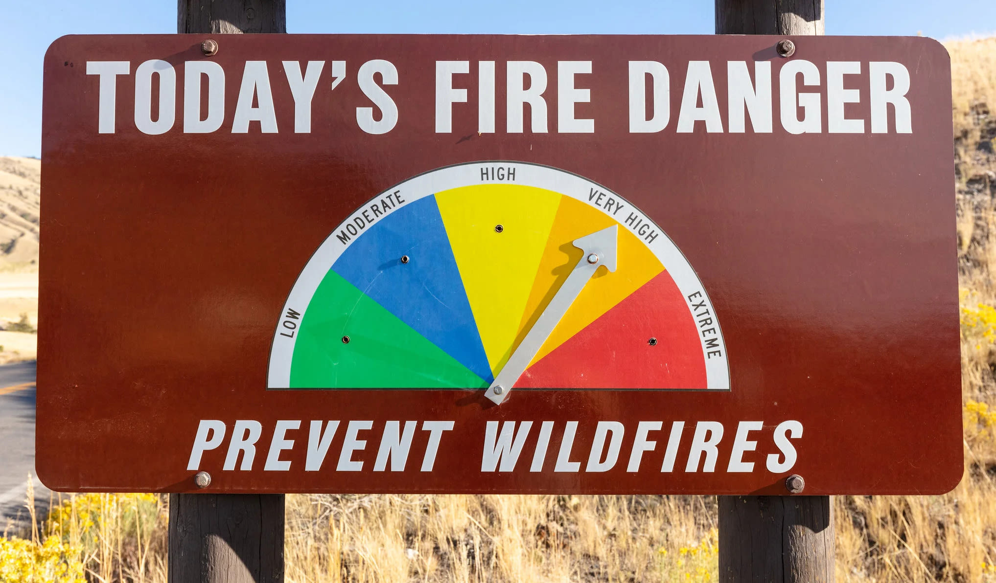 'Very High' fire danger in effect for Yellowstone National Park