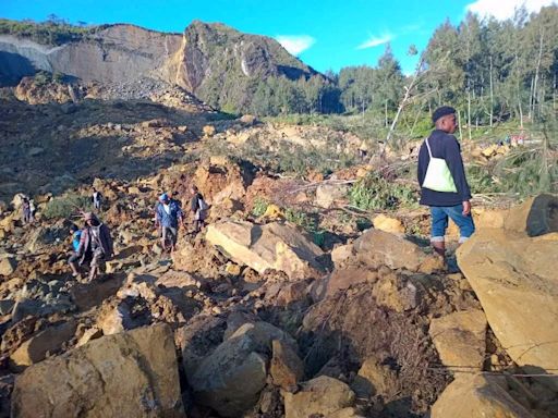 Una avalancha entierra una aldea remota del norte de Papúa Nueva Guinea