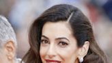 Amal Clooney Stuns In A Chic Black And White Shift Dress In Venice