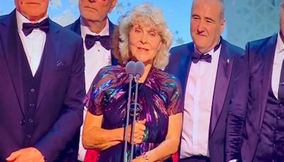 Sub-postmaster Jo Hamilton gives scathing scandal update during National Television Awards speech