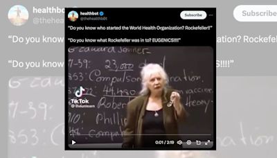 Fact Check: Video Claims Rockefeller Family Established World Health Organization to Fund Eugenics Research. Here's the Truth