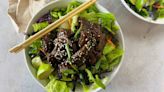 Mongolian Beef Salad With Ginger-Lime Vinaigrette Recipe