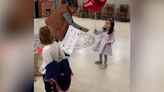 Watch this 4-year-old jump for joy when her classmates surprise her on adoption day