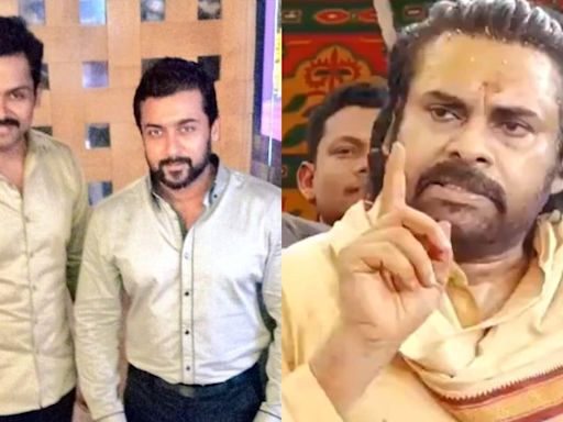 Suriya Breaks Silence on Pawan Kalyan-Karthi Resolving Issue Over the Tirupati Laddu Controversy - News18