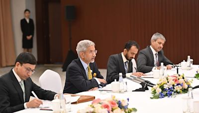 EAM S Jaishankar Meets Chinese FM Wang Yi On Sidelines Of SCO Meeting In Astana