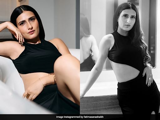 Fatima Sana Shaikh In A Backless Black Dress Is Making The Temperature Soar Even Higher