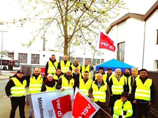 150 Busfahrer legen in Gießen die Arbeit nieder