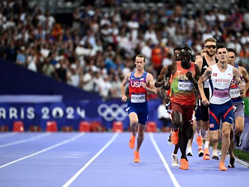 Paris Olympics: American Cole Hocker races to stunning win in 1,500m