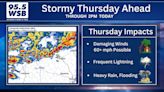 Tornado Watch in effect through 1pm as strong to severe storms move through