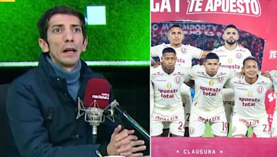 Giancarlo Granda cuestionó a Universitario por reclamos arbitrales: “Tiene que ser autocrítico de por qué Melgar le ganó con un jugador menos”