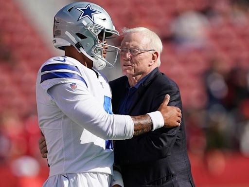 Cowboys' Jerry Jones wasn't worried about feelings in Dak Prescott, CeeDee Lamb contract negotiations