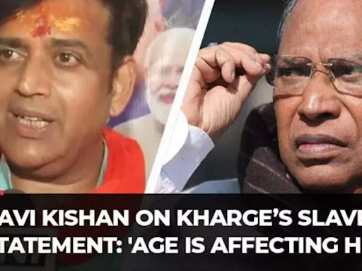 Kharge Sahab needs strict and extreme rest immediately: BJP’s Ravi Kishan on Congress President’s slave statement