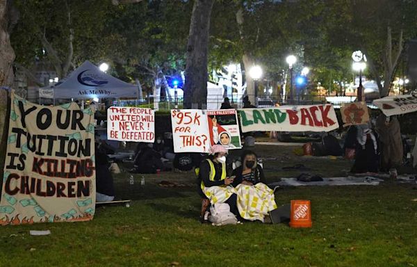 Pro-Palestinian protesters at USC comply with school order to leave their encampment