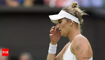 Defending champion Marketa Vondrousova falls at first Wimbledon hurdle | Tennis News - Times of India