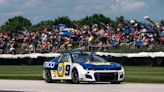 Chase Elliott's top-two streak ends at Indy after late-race spin