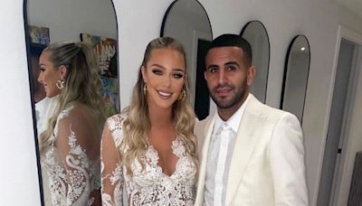 Taylor Ward and Riyad Mahrez marry for third time at House Of Gucci villa with Leona Lewis as the wedding singer